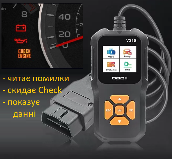 OBD2 сканер V318